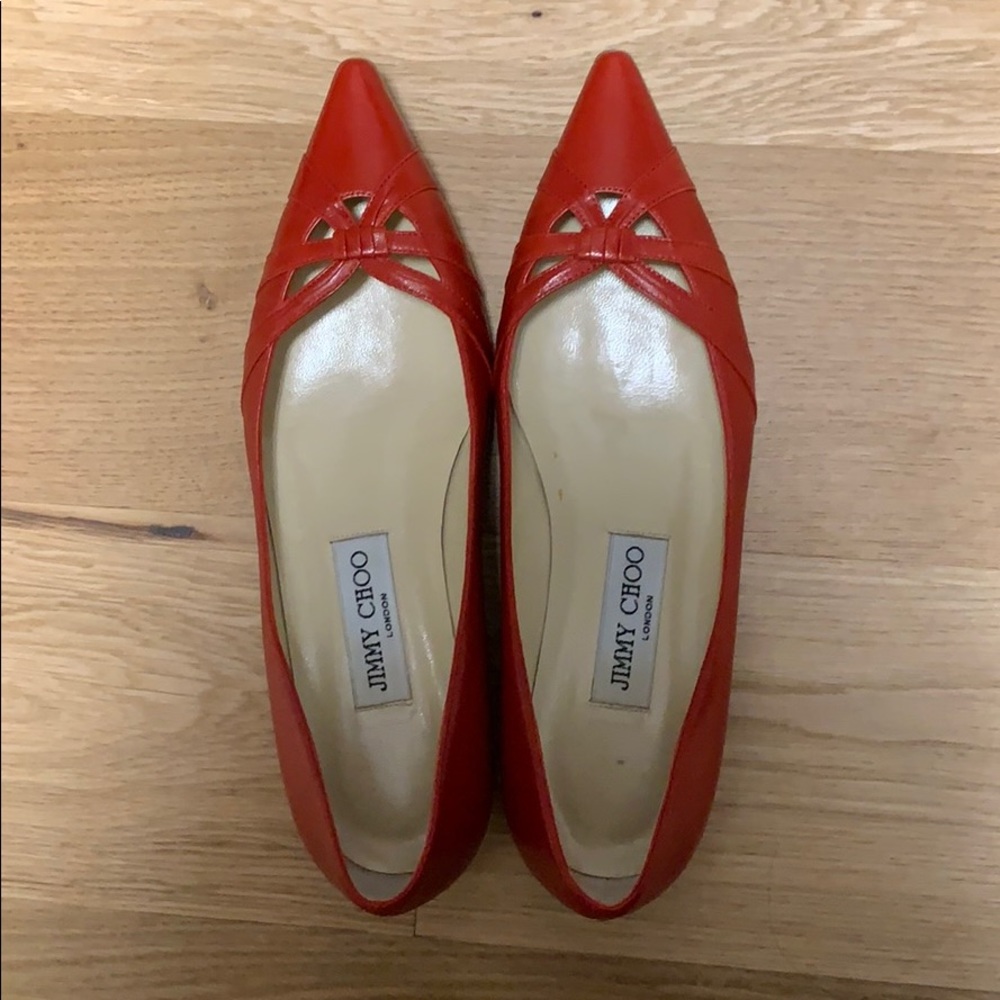 Jimmy choo lychee flats